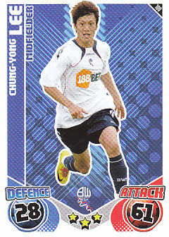 Lee Chung-Yong Bolton Wanderers 2010/11 Topps Match Attax #100